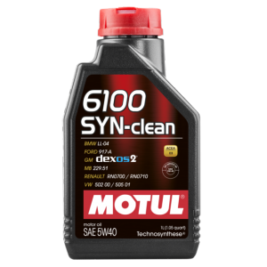 Моторное масло MOTUL 6100 SYN-clean 5w-40, 1 литр