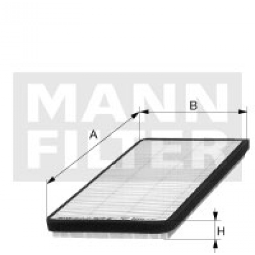 Салонный фильтр MANN-FILTER CU2431 